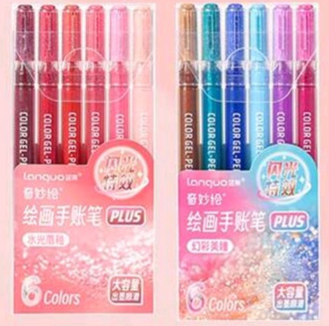 Set de 6 Stylos Gel Acryliques – Languo PLUS